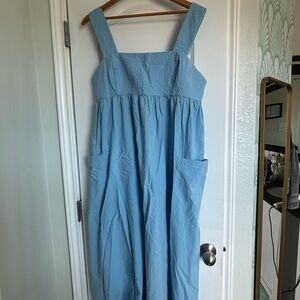 Madewell Light Blue Sleeveless Dress